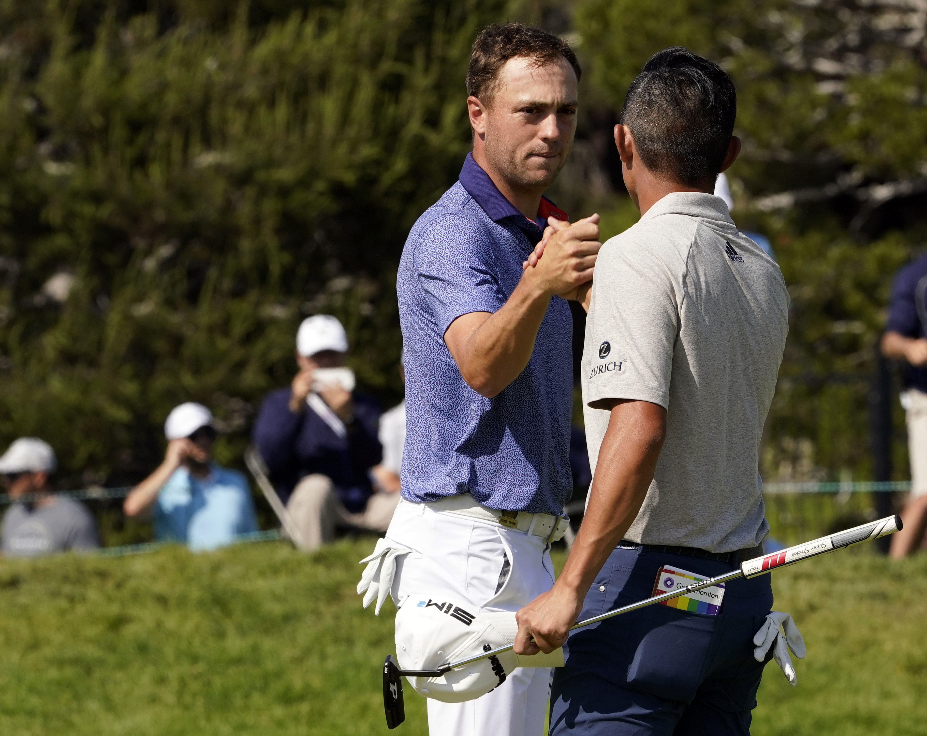 Justin Thomas and Collin Morikawa - Source: Imagn